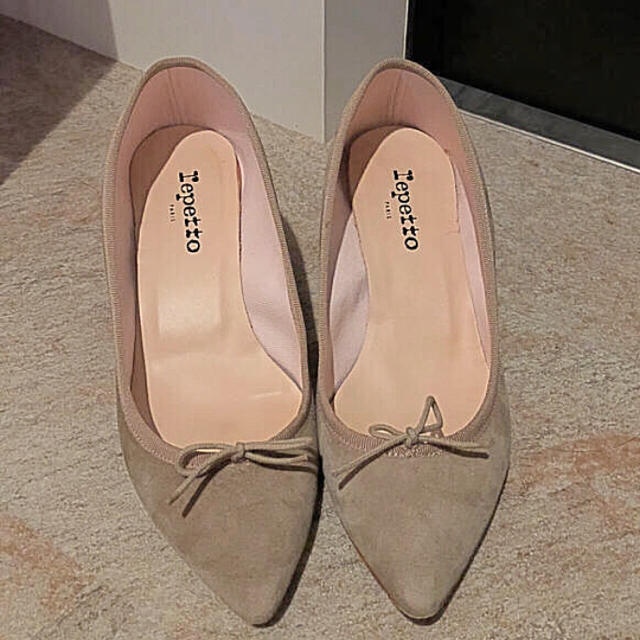 【美品】 レペット repetto スエードパンプス ジゼル バレエシューズ