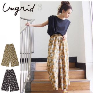 アングリッド(Ungrid)の＊日曜日限定値下げ＊Ungrid フラワーフレアパンツ(その他)