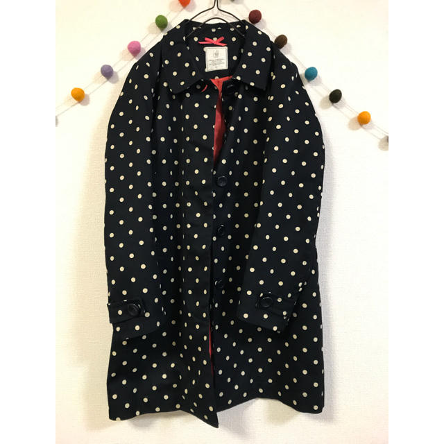 Dot&Stripes CHILDWOMAN(ドットアンドストライプスチャイルドウーマン)のドットアンドストライプス☆水玉コート レディースのジャケット/アウター(スプリングコート)の商品写真