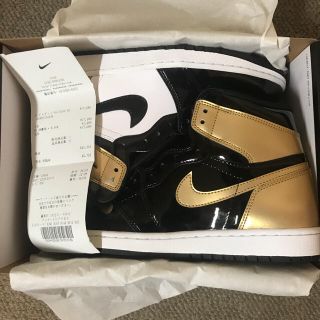 ナイキ(NIKE)のAIR JORDAN 1 RETRO HIGH OG NRG GOLD TOE(スニーカー)