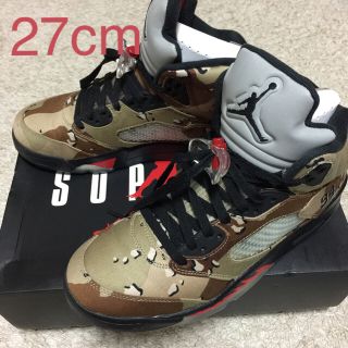 シュプリーム(Supreme)のSupreme Nike Air Jordan 5 camo(スニーカー)