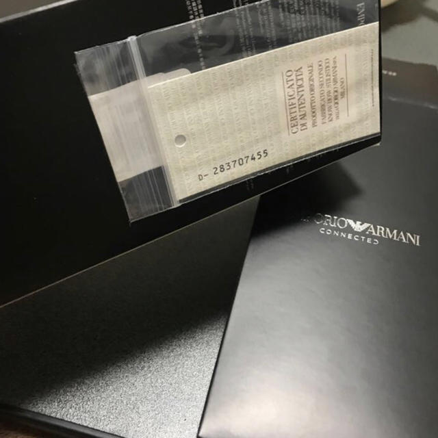 Emporio Armani(エンポリオアルマーニ)のエンポリオアルマーニ   スマートウォッチ コネクテッド  メンズの時計(腕時計(アナログ))の商品写真