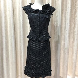 エムズグレイシー(M'S GRACY)の未使用品♡  エムズグレイシー  ドット柄が素敵なセットアップ♡(セット/コーデ)