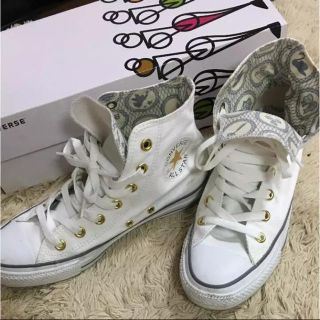 コンバース(CONVERSE)の♡CONVERSE×earth 24㌢♡(スニーカー)