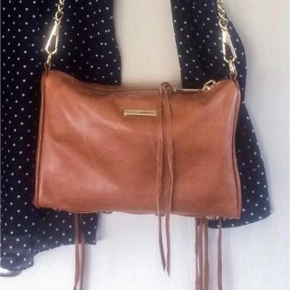 レベッカミンコフ(Rebecca Minkoff)の●REBECCA MINKOFF●●●ショルダー本革　キャメル(ショルダーバッグ)