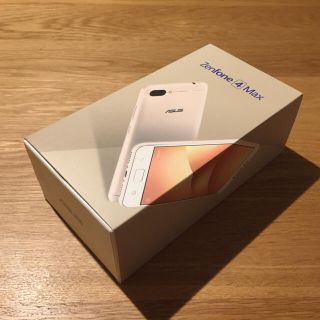 エイスース(ASUS)のASUS Zenfone 4 MAX ゴールド 新品未開封(スマートフォン本体)