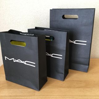 マック(MAC)の（送料込み）M・A・C ショップ袋3つセット(ショップ袋)