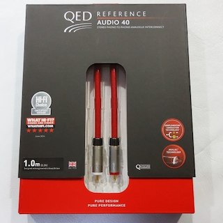 QED RCAケーブル REFERENCE リファレンス AUDIO40 新品(アンプ)
