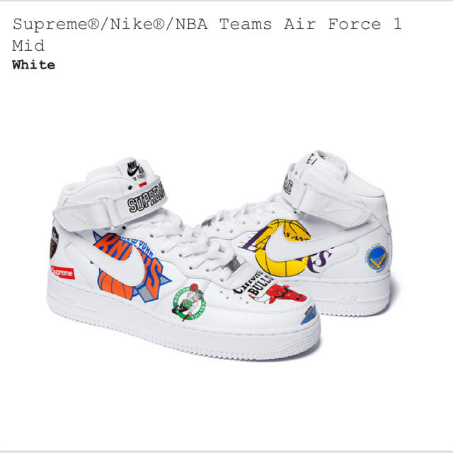 27㎝ NBA Teams Air Force 1 Mid