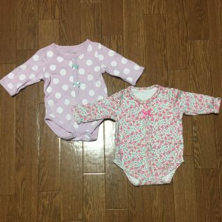 ニシキベビー(Nishiki Baby)の女の子♡ 長袖ロンパース2枚セット(ロンパース)