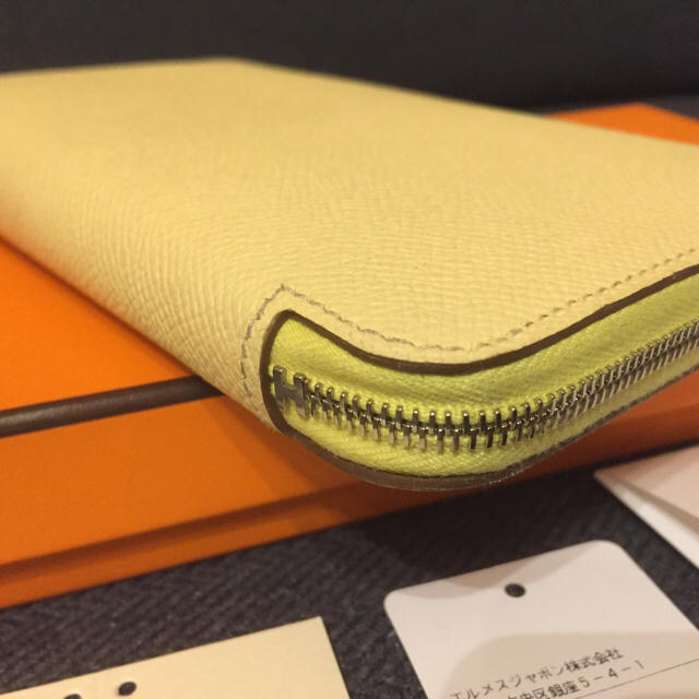 HERMES  シルクイン ジョーヌップサン 長財布