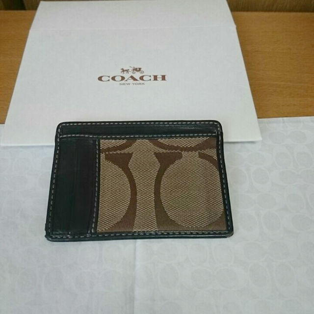 COACH(コーチ)の【お買い得】COACH コーチ カードケース／定期入れ／名刺入れ レディースのファッション小物(名刺入れ/定期入れ)の商品写真