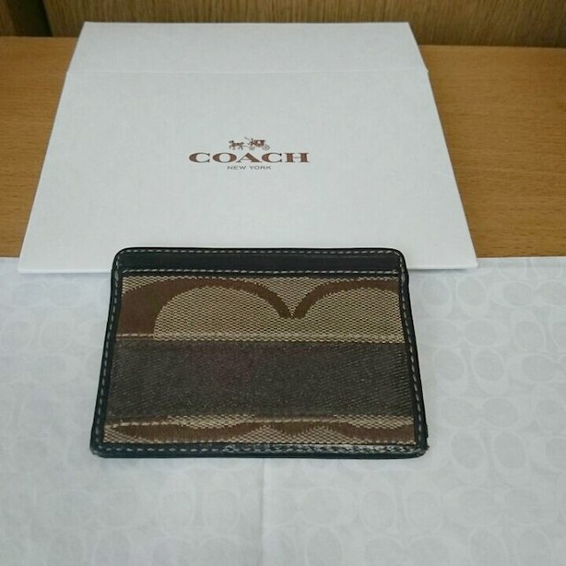 COACH(コーチ)の【お買い得】COACH コーチ カードケース／定期入れ／名刺入れ レディースのファッション小物(名刺入れ/定期入れ)の商品写真