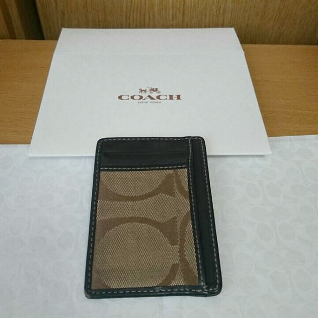 COACH(コーチ)の【お買い得】COACH コーチ カードケース／定期入れ／名刺入れ レディースのファッション小物(名刺入れ/定期入れ)の商品写真