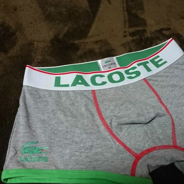 LACOSTE(ラコステ)の★新品未使用★ LACOSTE ラコステ ボクサーパンツ グレー Mサイズ メンズのメンズ その他(その他)の商品写真