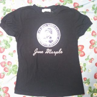 ジェーンマープル(JaneMarple)のナースちゃんTシャツ　黒色(Tシャツ(半袖/袖なし))