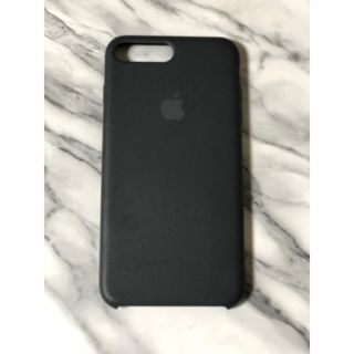 アップル(Apple)の【chi様専用】iPhone8Plus用純正シリコンケースブラック(iPhoneケース)