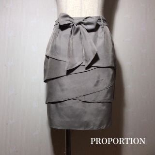 プロポーション(PROPORTION)のPROPORTION ティアード スカート(ひざ丈スカート)