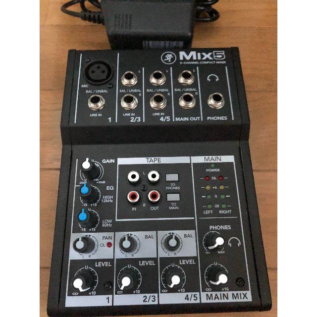 MACKIE ( マッキー ) / MIX5 　アナログミキサー 完動品 楽器のレコーディング/PA機器(ミキサー)の商品写真