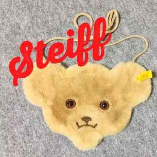 【廃盤レア】シュタイフ テディベア ポーチ ポシェット バッグ steiff(その他)