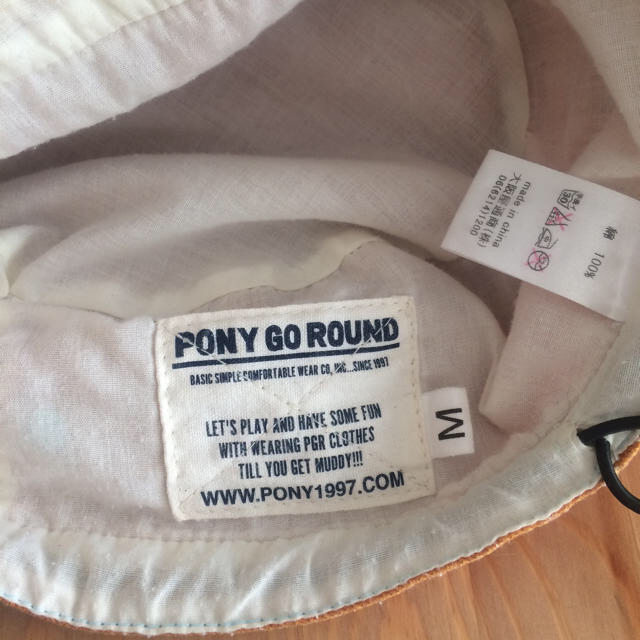 PONY GO ROUND(ポニーゴーラウンド)のmon0516様専用ポニーゴーラウンドのキャップ キッズ/ベビー/マタニティのこども用ファッション小物(帽子)の商品写真