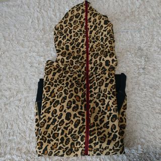 BAPE 豹柄　レオパード柄パーカー　L