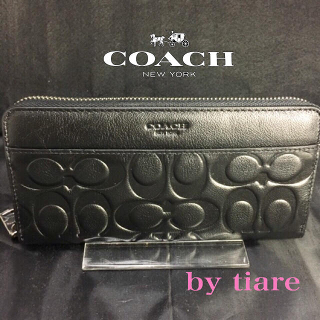 COACH(コーチ)の春セール品❣️新品コーチ長財布F74999エンボスドグレインシグネチャー メンズのファッション小物(長財布)の商品写真