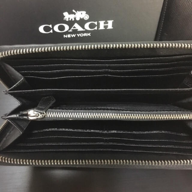 COACH(コーチ)の春セール品❣️新品コーチ長財布F74999エンボスドグレインシグネチャー メンズのファッション小物(長財布)の商品写真