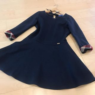 バーバリーブルーレーベル(BURBERRY BLUE LABEL)のクレストブリッジ♡チェックワンピース(ひざ丈スカート)