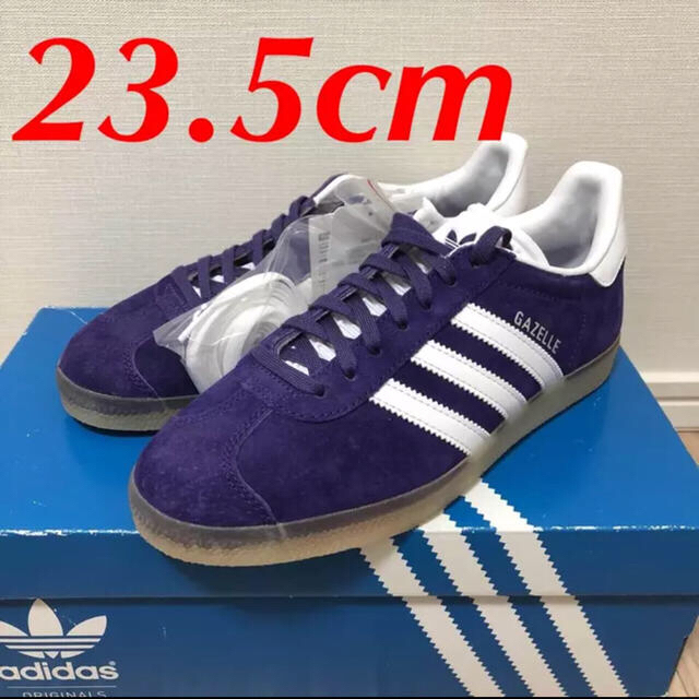 adidas(アディダス)の新品 アディダスオリジナルス ガゼル パープル 23.5cm レディースの靴/シューズ(スニーカー)の商品写真