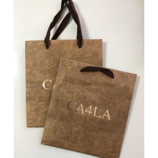 カシラ(CA4LA)のカシラ 紙袋2個(ショップ袋)