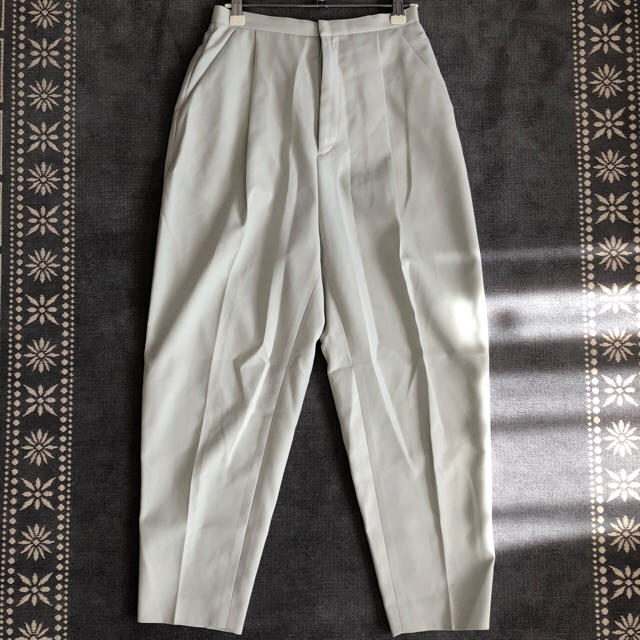 未使用美品 エンフォルド ENFOLD ハイウエスト クロップドパンツ-