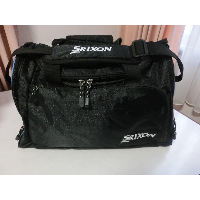 SRIXON (スリクソン) ゴルフボストンバッグ GGB-S079G 黒×青の SRIXON (スリクソン) ゴルフボストンバッグ GGB-S079G 黒×青の