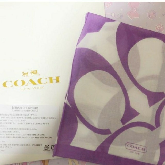 COACH(コーチ)の【新品】COACH ハンカチ スカーフ レディースのファッション小物(バンダナ/スカーフ)の商品写真