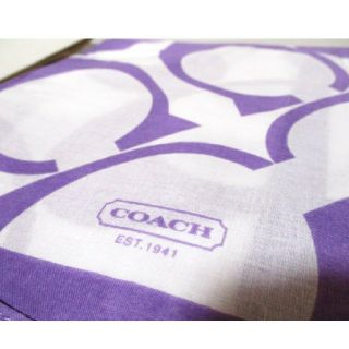 コーチ(COACH)の【新品】COACH ハンカチ スカーフ(バンダナ/スカーフ)