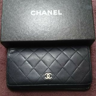 シャネル(CHANEL)のシャネル 長財布・ブラック(財布)