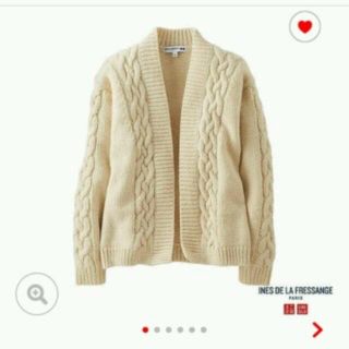 ユニクロ(UNIQLO)のユニクロ イネス カーディガン  M(カーディガン)