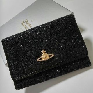 ヴィヴィアンウエストウッド(Vivienne Westwood)の美品✨Vivienne Westwood 短財布 黒  ヴィヴィアン(財布)