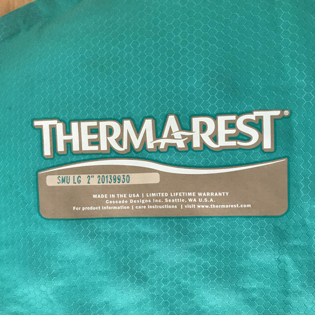 THERMAREST(サーマレスト)のサーマレストエアーマット スポーツ/アウトドアのアウトドア(寝袋/寝具)の商品写真