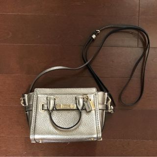 コーチ(COACH)のゆうこりん様専用☆美品スワッガー ショルダーバッグ ゴールド ポシェット(ショルダーバッグ)