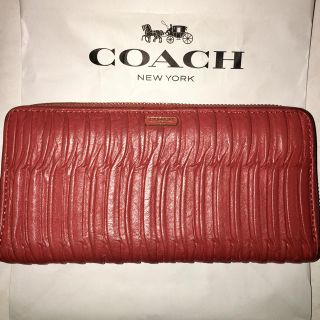 コーチ(COACH)のともたん様専用♡美品♡コーチ♡長財布♡赤(財布)