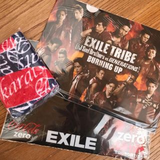 エグザイル トライブ(EXILE TRIBE)のクリアファイル・ミニタオルセット(クリアファイル)