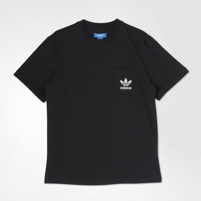 adidas(アディダス)のL【新品/即日発送OK】adidas オリジナルス Tシャツ ポケット 黒 メンズのトップス(Tシャツ/カットソー(半袖/袖なし))の商品写真