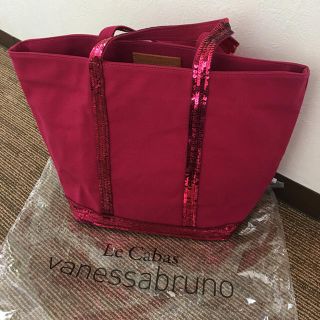 ヴァネッサブリューノ(vanessabruno)のヴァネッサブリューノvanessabrunoキャンバストート未使用品！春色ピンク(トートバッグ)