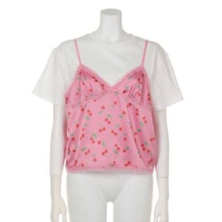 キャンディーストリッパー(Candy Stripper)のcandystripper CHERRY CAMISOLE&TOPS(カットソー(半袖/袖なし))