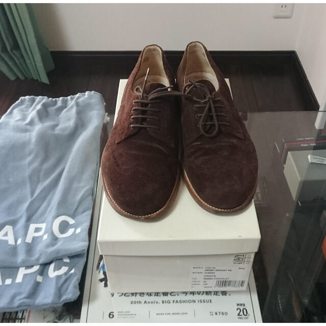 A.P.C - "A.P.C(アーペーセー)" ダービースエードドレスシューズの通販 by styliste H's shop｜アーペーセーならラクマ