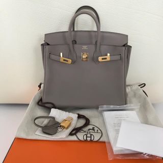 エルメス(Hermes)の最安値♡バーキン25 グリアスファルト  A刻印 ゴールド金具 未使用 自宅保管(ハンドバッグ)