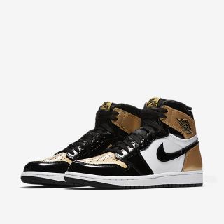 ナイキ(NIKE)の【最安値25.0cm】NIKE Air Jordan 1 gold toe(スニーカー)