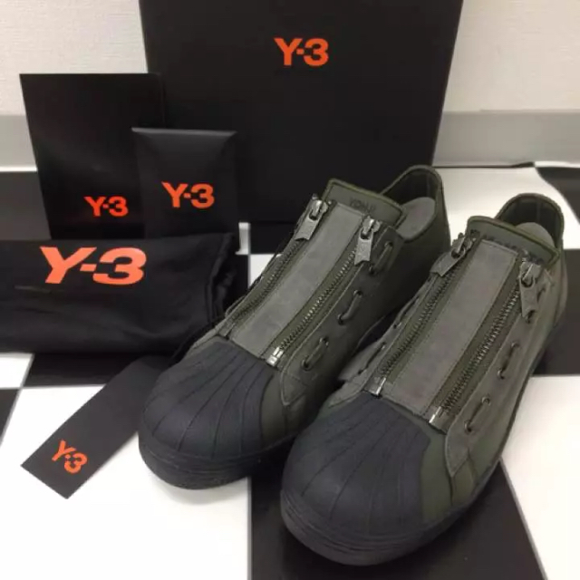 Y-3(ワイスリー)の新品 26.5cm Y-3 アディダス スタンスミス SUPER ZIP カーキ メンズの靴/シューズ(スニーカー)の商品写真