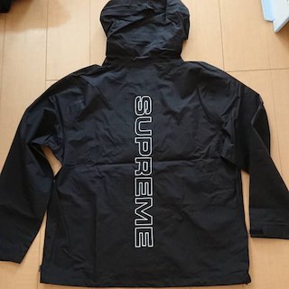 シュプリーム(Supreme)のデレラ様専用 Lサイズ supreme taped seam jacket 黒(マウンテンパーカー)